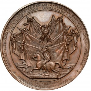 Erinnerungsmedaille an den Novemberaufstand, Genf 1832