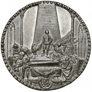 Courland, Maurice Saxon, posthumous medal 1750