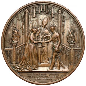 Österreich-Ungarn, Medaille 1854 - Hochzeit von Franz I. Joseph und Elisabeth von Bayern