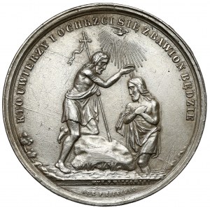 Medal Na Pamiątkę Chrztu - F. Witkowski