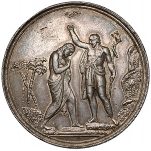 Gedenkmedaille auf die Taufe - Datum 1909