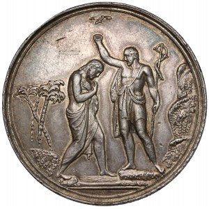 Christening Commemorative Medal - date 1909