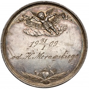 Gedenkmedaille auf die Taufe - Datum 1909