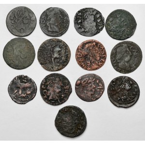 John II Casimir, Boratine era forgeries, set (13pcs)