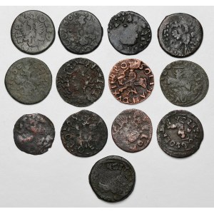 John II Casimir, Boratine era forgeries, set (13pcs)