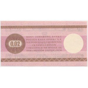 PEWEX 2 cents 1979 - large - HO