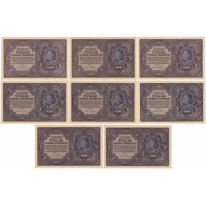 Set of 1,000 mkp 08.1919 - various series (8pcs)