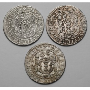 Žigmund III Vasa, Ort Gdansk 1623-1624, vrátane PRV (3ks)