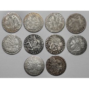 Sigismund III Vasa, Ort Bydgoszcz 1621-1624, set (10pcs)