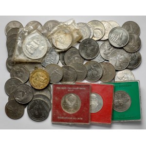 Rosja i ZSRR - zestaw monet okolicznościowych i medal