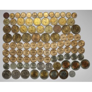 Rosja i ZSRR - zestaw głównie menniczych monet MIX, w tym Czerwona Księga