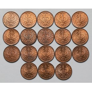 1 penny 1939 - mint - set (18pcs)