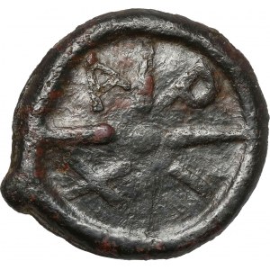 Greece, Olbia, AE29 - Facing gorgoneion - Rare!