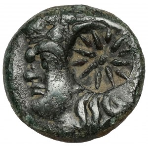Griechenland, Thrakien / Chersones, Pantikapaion (310-303 v. Chr.) AE19 - Gegenstempel