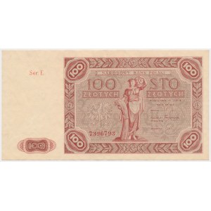 100 Zloty 1947 - Großbuchstabe