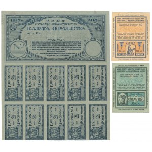 Warsaw and Lodz - supply cards (3pcs)