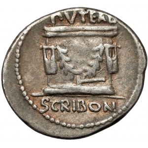 Republika, L. Scribonius Libo (62 př. n. l.) Denár