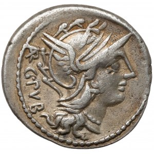 Roman Republic, L. Sentius C.f. (101 BC) AR Denarius
