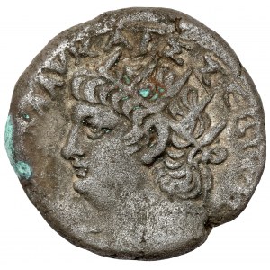 Neron (54-68 n.e.) Prowincje rzymskie, Aleksandria, Tetradrachma - August