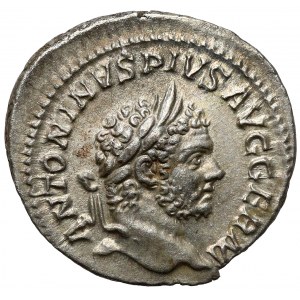 Caracalla (198-217 n. Chr.) Denar - Aesculapius