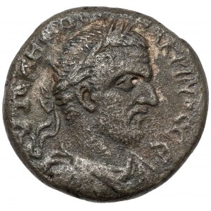 Macrinus (217-218 n. Chr.) Römische Provinzen, Phönizien, Byblus, Tetradrachma