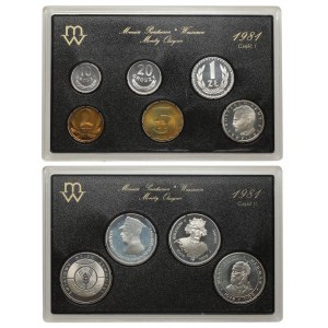 1981 vintage set - části I a II - zrcadlová známka