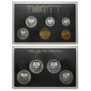 1981 vintage set - části I a II - zrcadlová známka