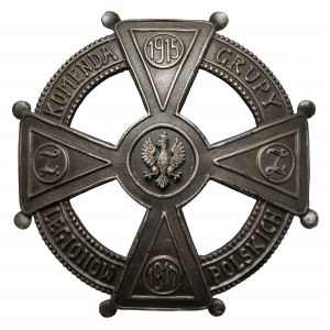 Odznaka Komenda Grupy Legionów Polskich - ZZ 1915 ZZ 1917
