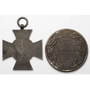 Germany, Cross of Merit for the War 1914-1918 and the Blut und Boden Medal.