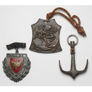 PRL, badge and pin set (3pcs)