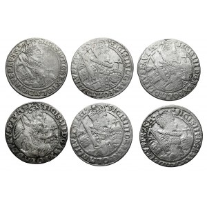 Sigismund III Vasa, Ort Bydgoszcz 1622-1624, set (6pcs)