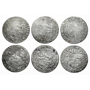 Sigismund III Vasa, Ort Bydgoszcz 1622-1624, set (6pcs)