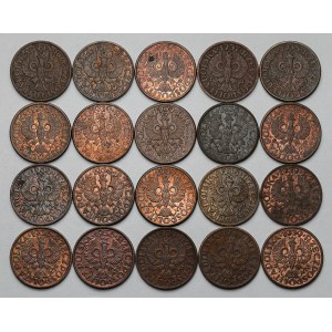 1 penny 1936-1939, set (20pcs)