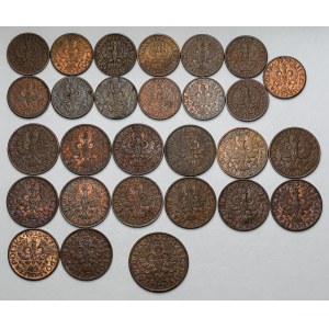 From 1 to 5 pennies 1933-1939, set (28pcs)