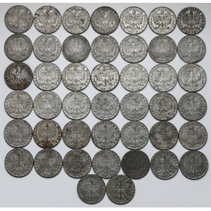 50 groszy 1938, zestaw (44szt)