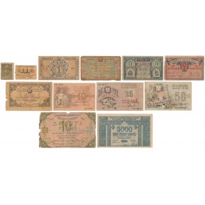Russia, Transcaucasia - Baku/Armenia, 5 Kopeks - 5.000 Rubles (12pcs)