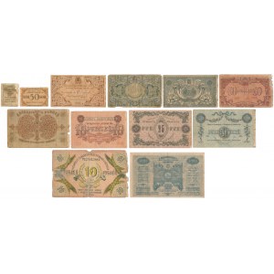 Russia, Transcaucasia - Baku/Armenia, 5 Kopeks - 5.000 Rubles (12pcs)