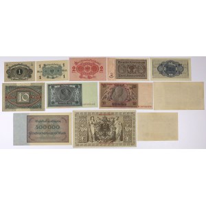 Deutschland, MIX-Banknotenset (12 Stück)