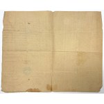 Učňovský list, tesársky cech - september 1867