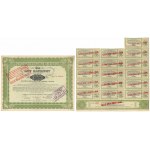 Poznań, PZK, Listy zastawne 20, 100 i 500 dolarów 1933 (3szt)