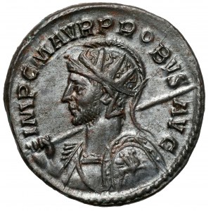 Probus (276-282 n.e.) Antoninian, Lugdunum - Militarne popiersie