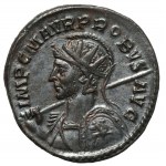 Probus (276-282 n.e.) Antoninian, Lugdunum - Militarne popiersie
