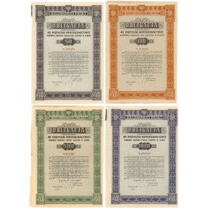 4% Feuer. Konsolidierung 1936, Anleihen für £50 - 1.000 (4pc)