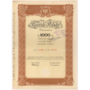 Bank von Polen, Em.3, 10x 100 Zloty 1934