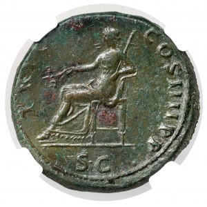 Traian (98-117 AD) AE Sestertius - Beautiful!