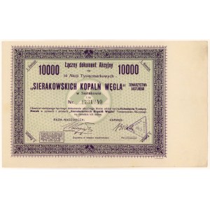 Sierakowskie Kopalnie Węgla Tow. Akc., Em.1, 10x 1 000 mkp 1922