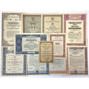 Large set of Second Republic bonds (11pcs)