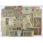 PRL-Banknotencluster, polnische und ausländische Banknoten in loser Schüttung MIX, Angebotskarten