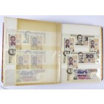 Cluster of PRL banknotes, Polish and foreign banknotes in bulk MIX, supply cards