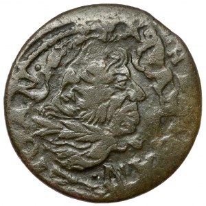 John II Casimir, Boratynka FIKU-MIKU - Lithuanian 1666, Kaunas - impressive destructo